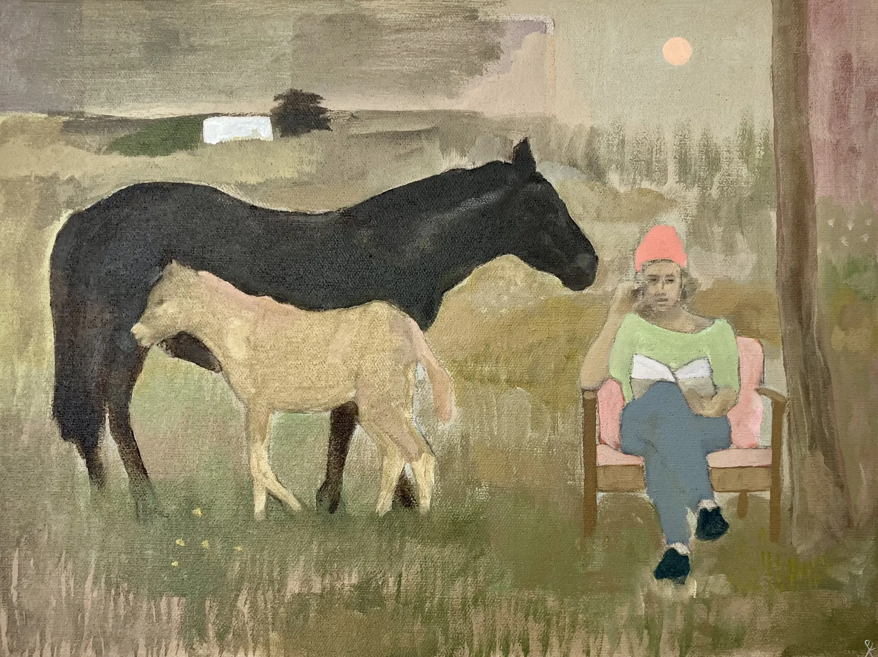 Emily Kirby, Reading to the Horses