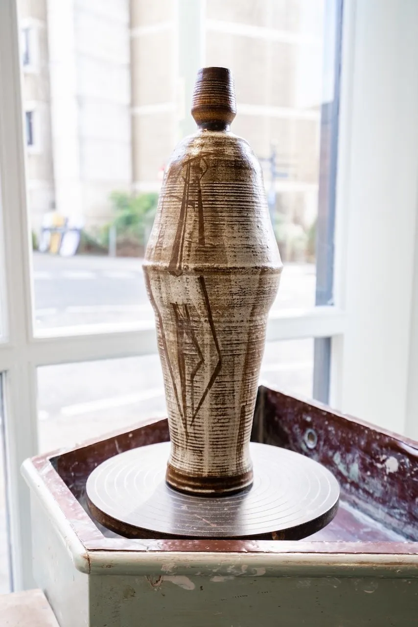 Robert Washington, Large Stoneware Pot, c. 1981