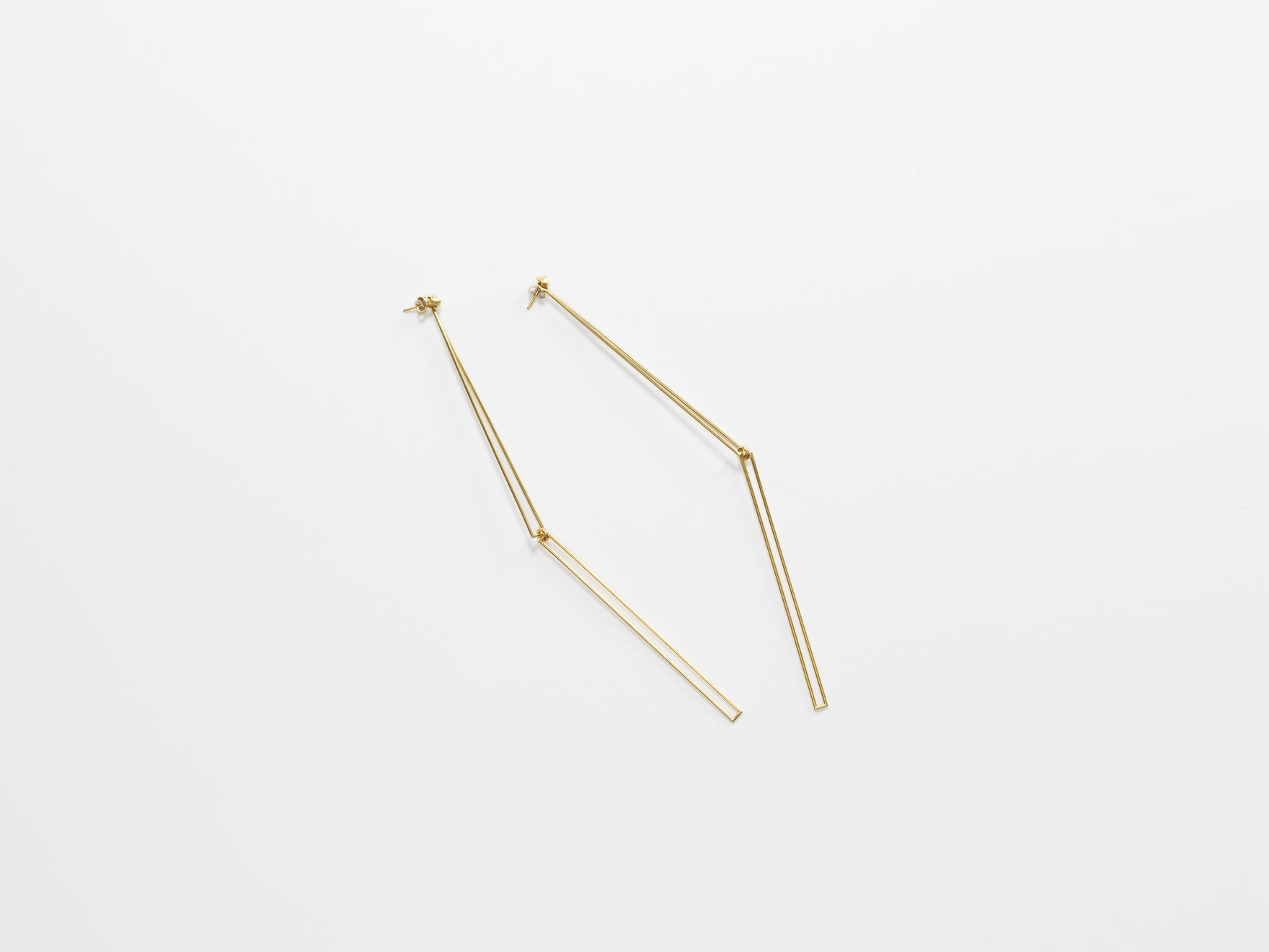 Wendy Ramshaw, Silver Guilt Earrings, 2001