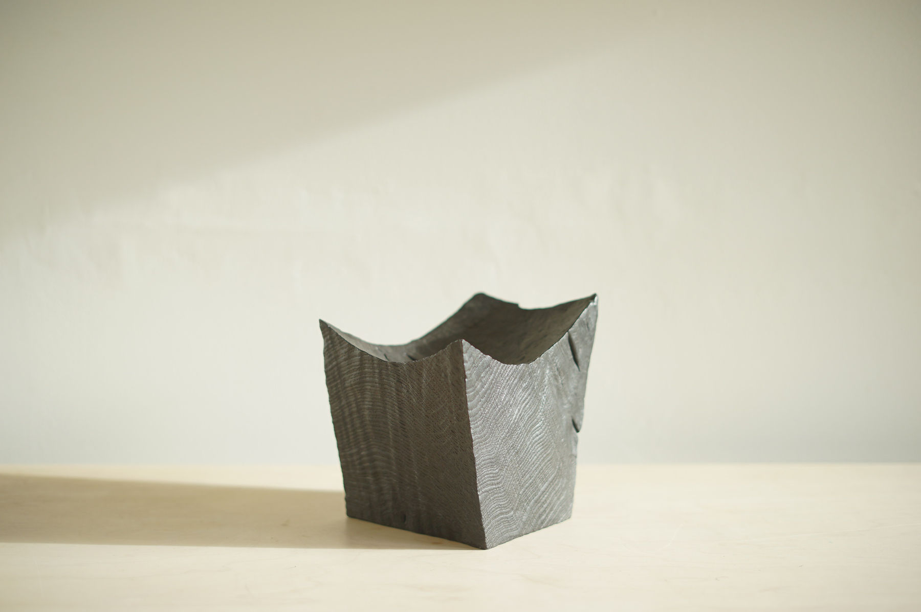 Jim Partridge, Angular Block Vessel Leaning, 2023-24