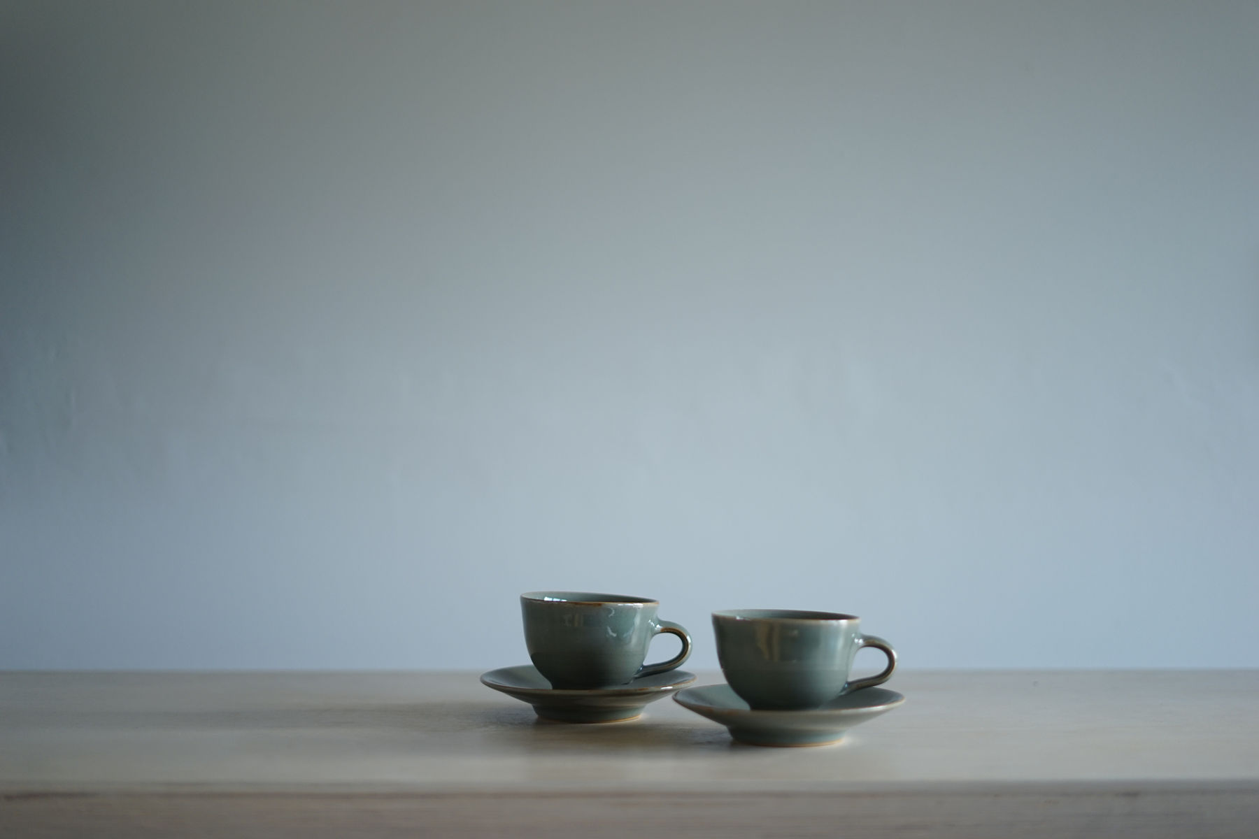 Harry & May Davis, Pair of Cup and Saucers, c. 1946 - 62