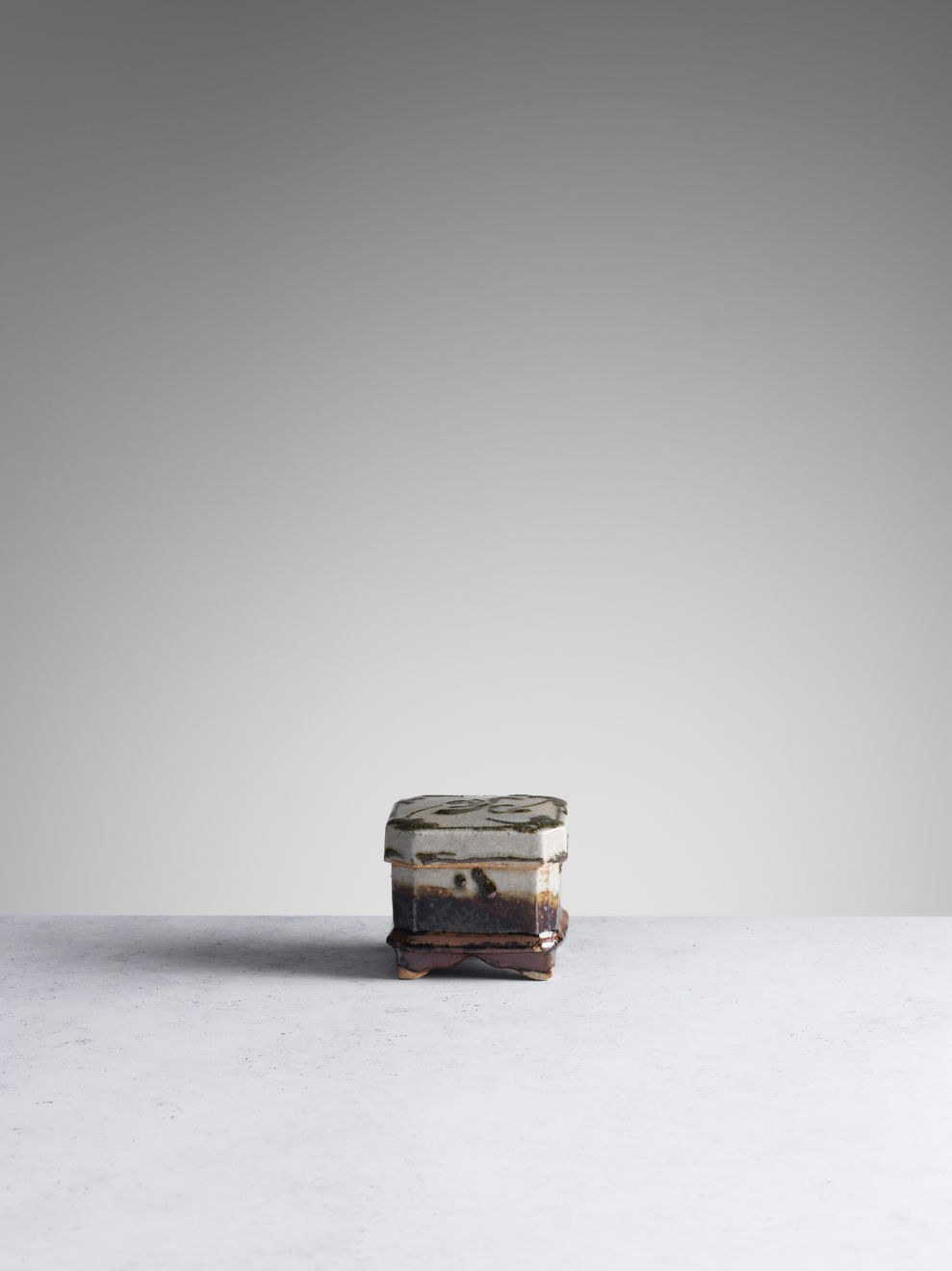 Kawai Kanjiro, Square incense Box, c.1936