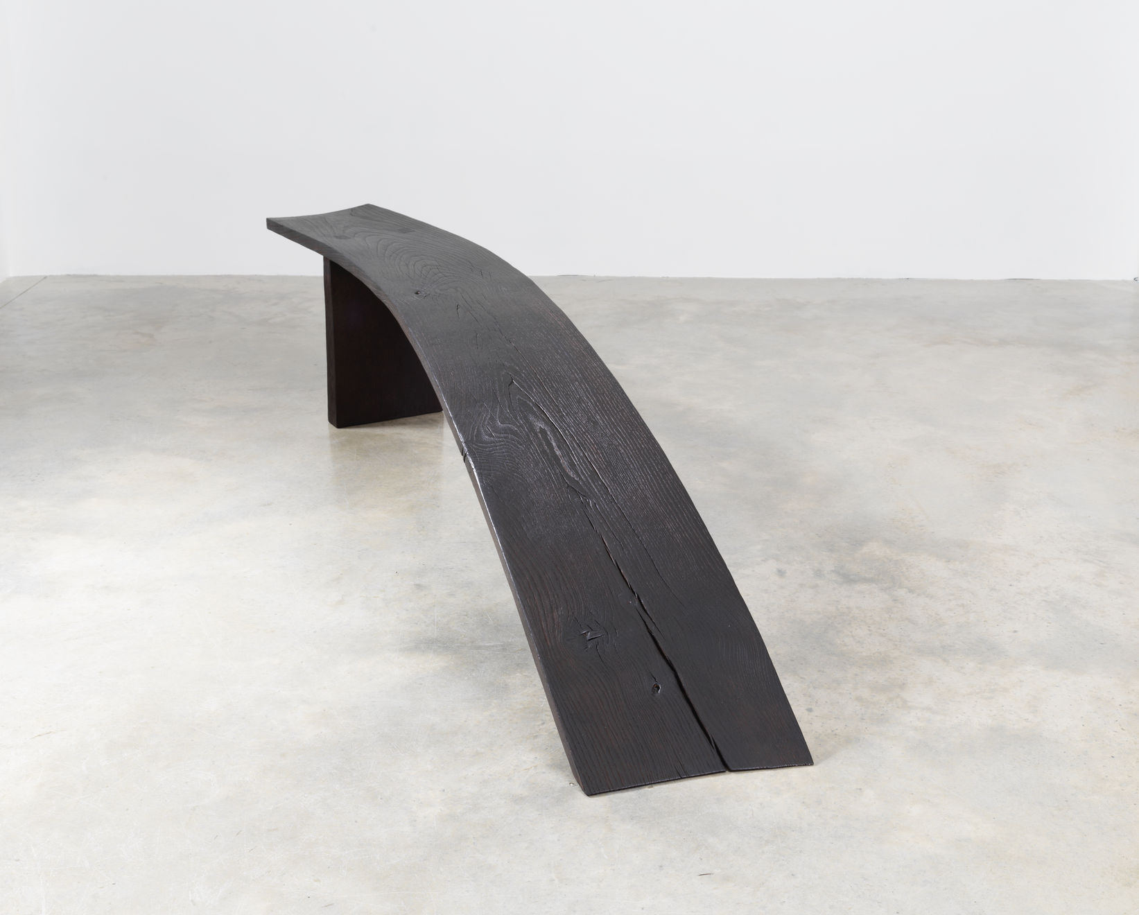 Jim Partridge and Liz Walmsley, Light Curved Bench, 2019