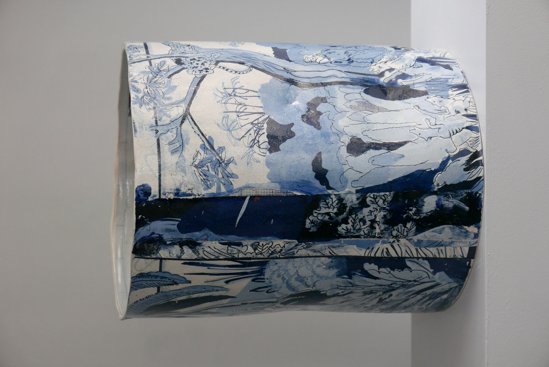 Philip Eglin, Shooting a Leopard in a Tree, 2020