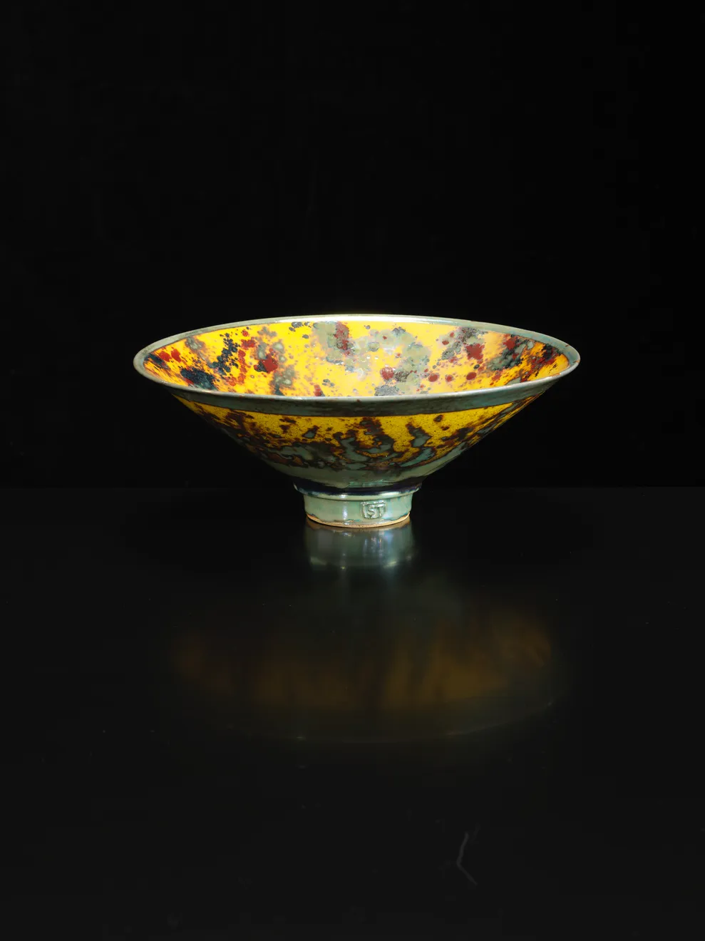 Sutton Taylor, Bowl, Yellow/Reds, 2018