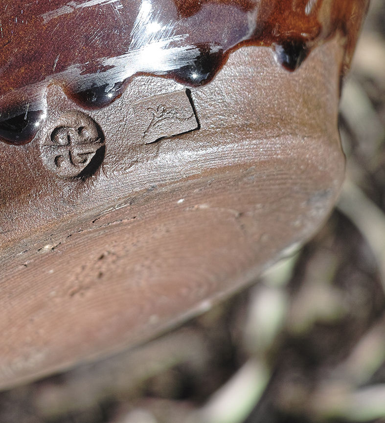 Bernard Leach, Slipware Vase, c1930