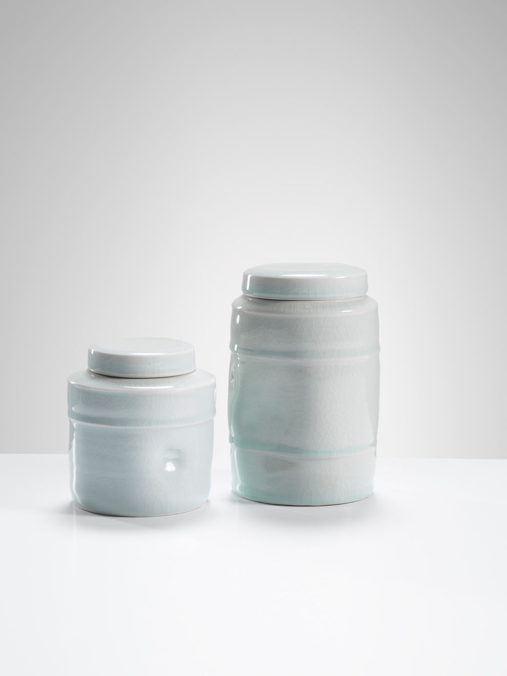Edmund de Waal, Lidded Canister Jars, c. 1990s