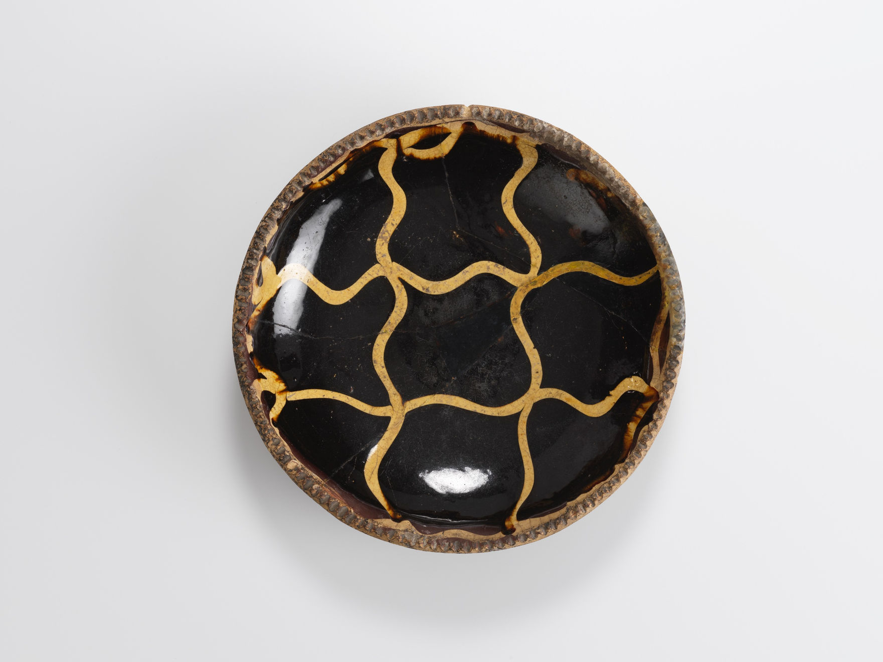 Antique, 18th Century Slipware Dish