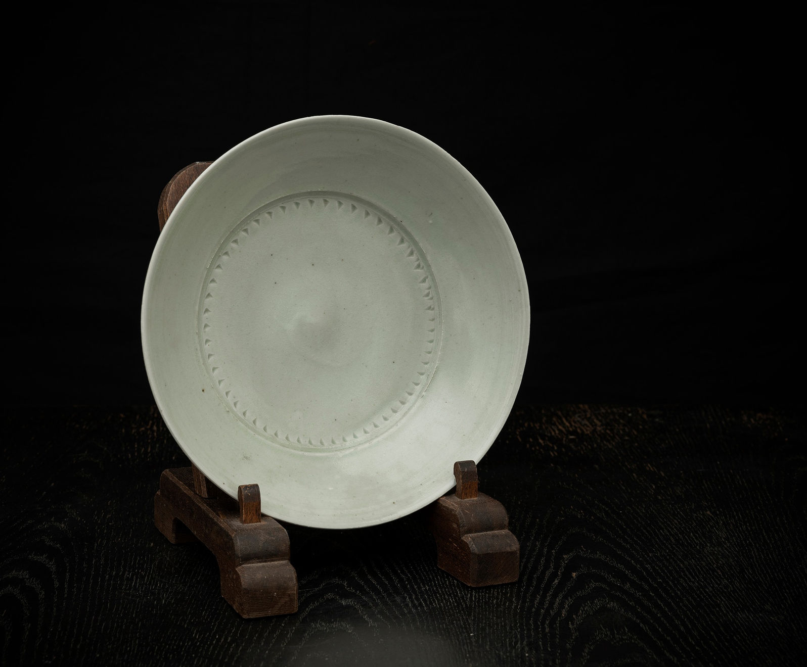 Richard Batterham, Rare Porcelain Dish, c. 1985