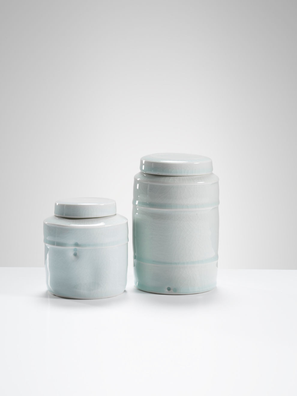 Edmund de Waal, Lidded Canister Jars, c. 1990s