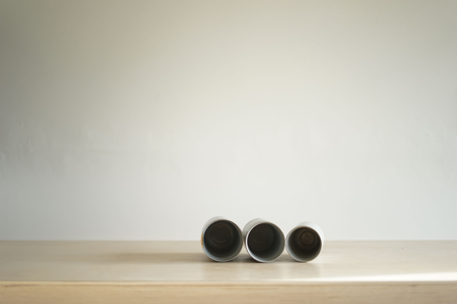 Rupert Spira, Trio of Cut Sided Beakers