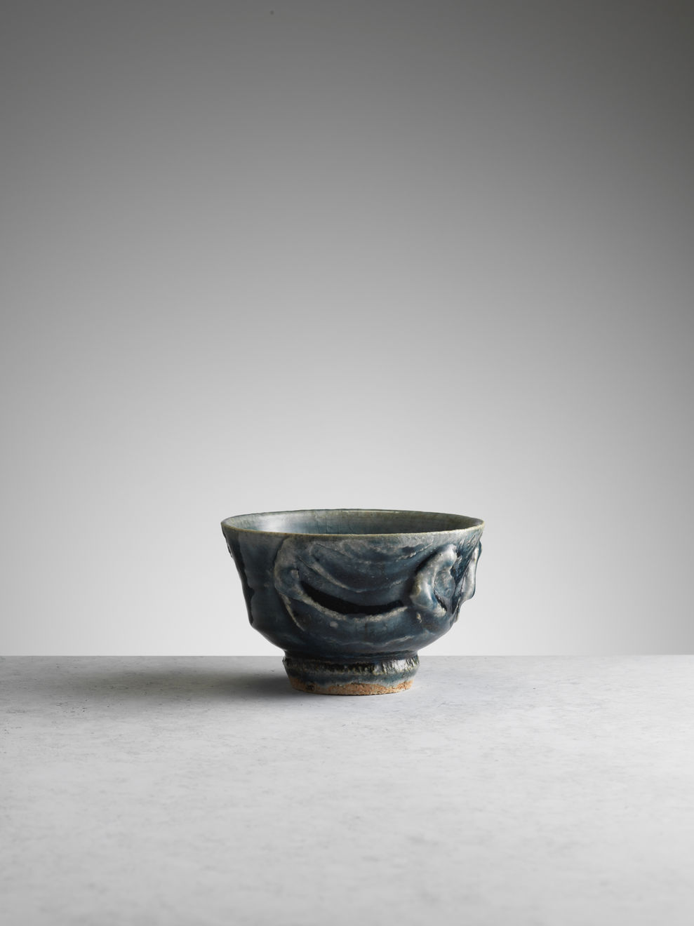 Kawai Kanjiro, Cobalt Blue Teabowl, c1955