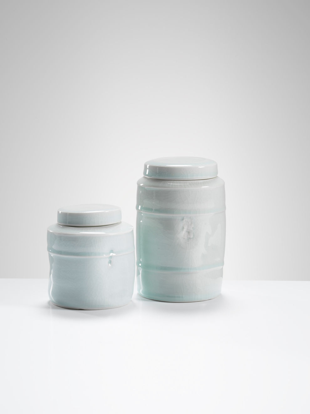 Edmund de Waal, Lidded Canister Jars, c. 1990s
