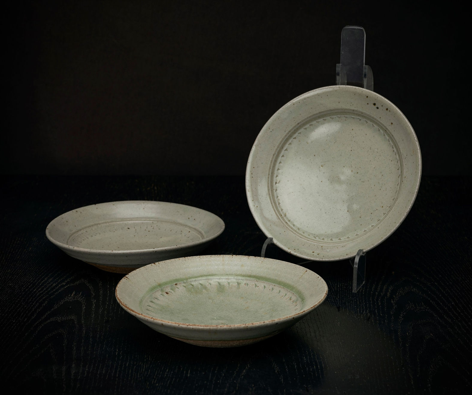 Richard Batterham, Rare Porcelain Dish, c. 1985