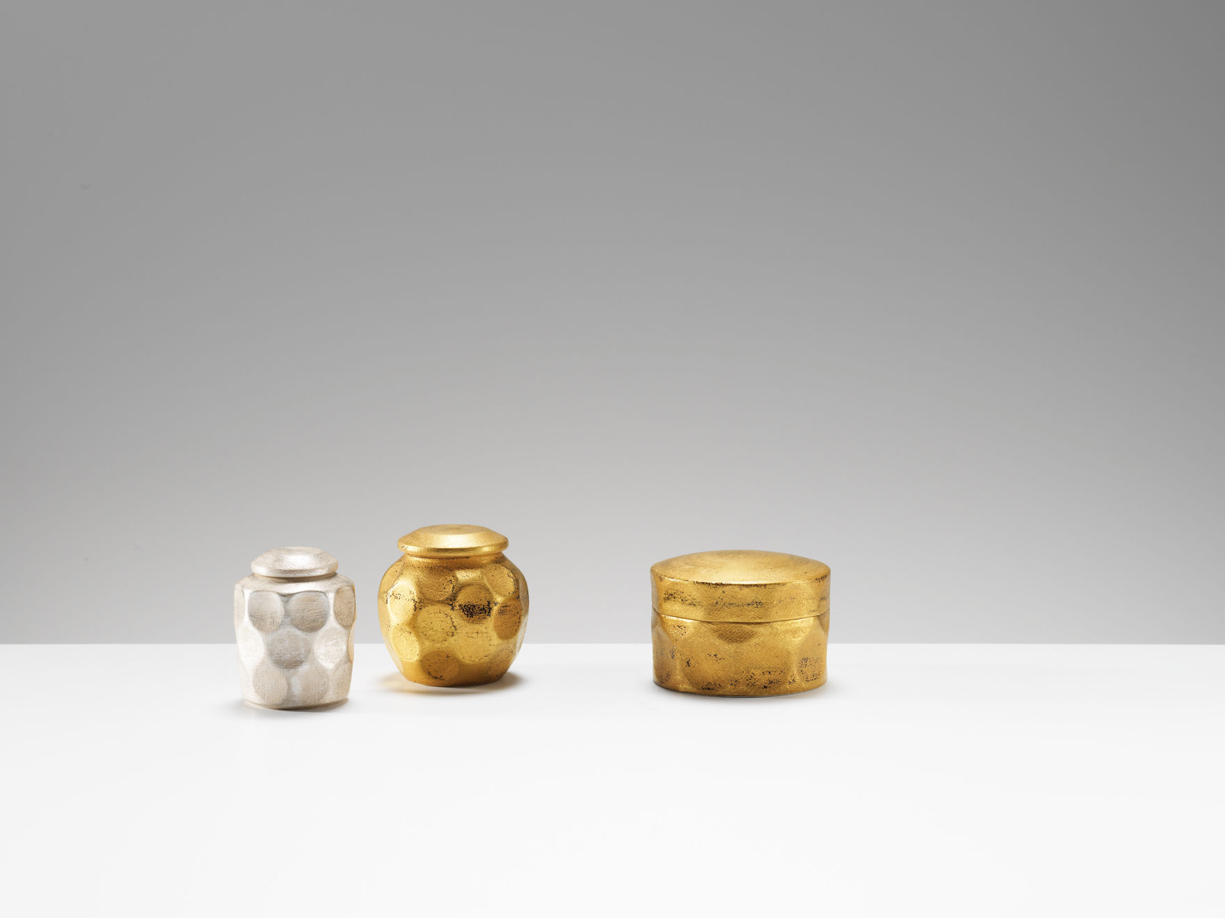 Sasaki Fumiyo, Tea Caddy with dot design, 2021