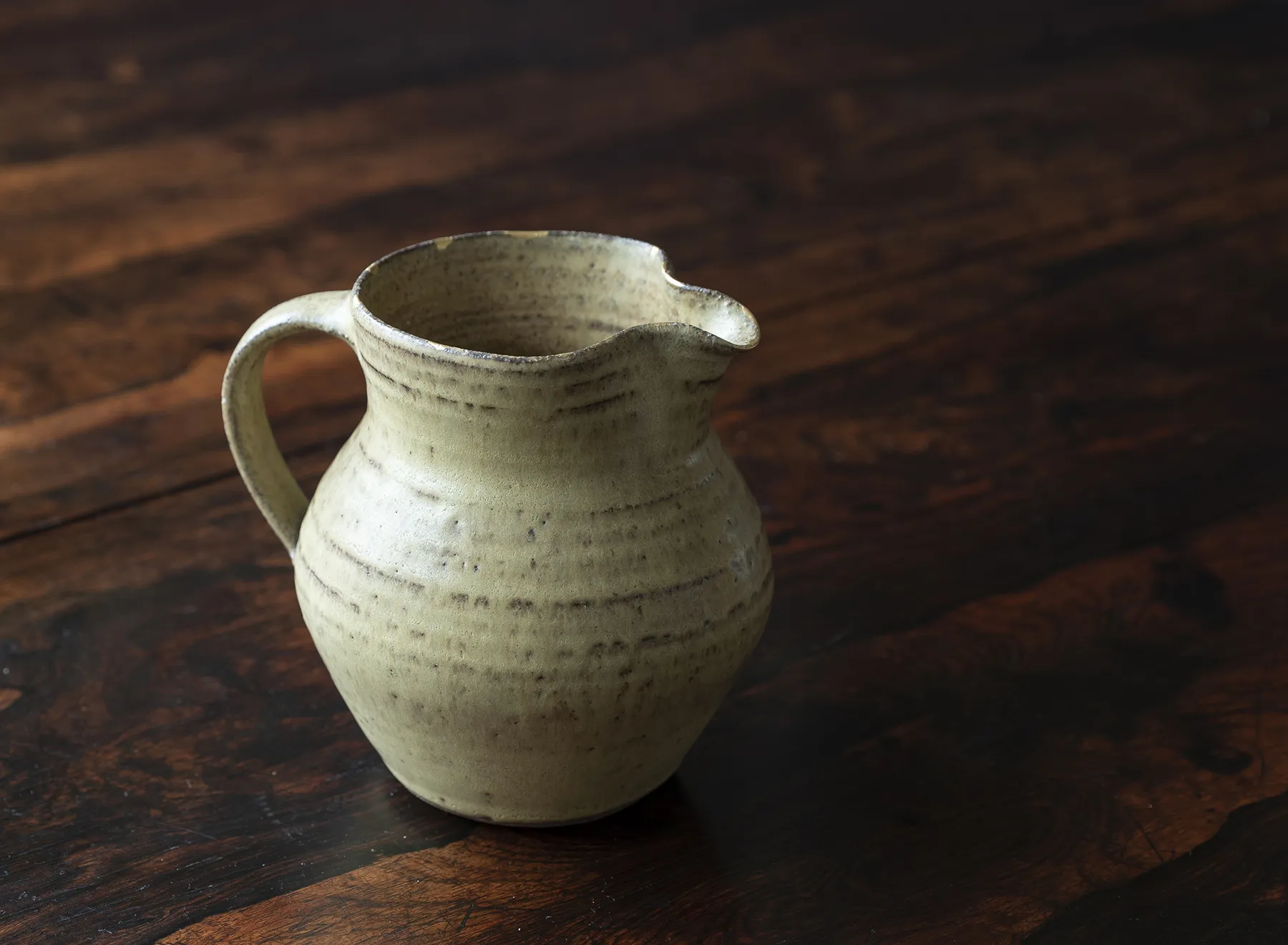 Gwyn Hanssen Pigott, Early Wood Fired Jug, c. 1970s