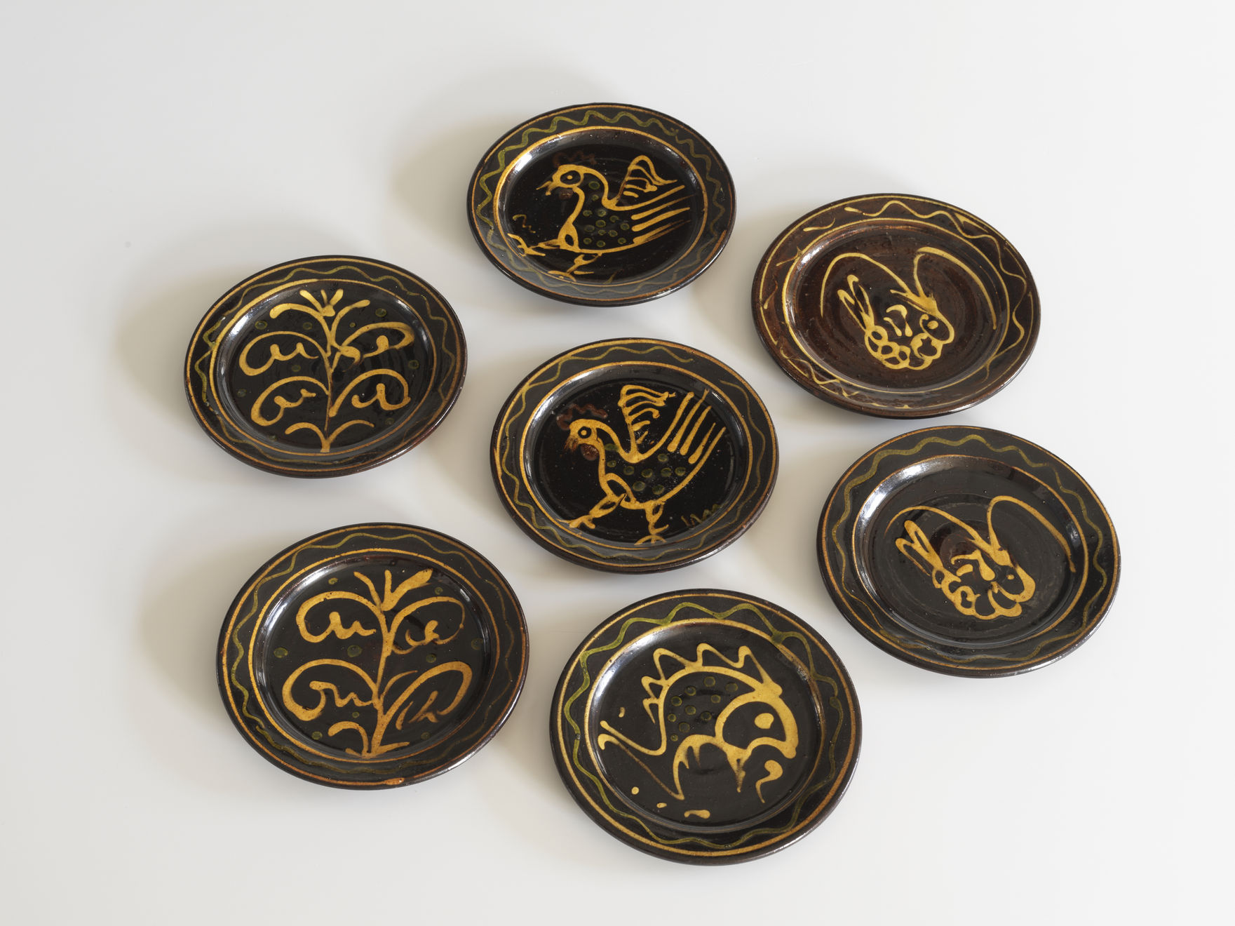 Clive Bowen, Small Slipware Plates