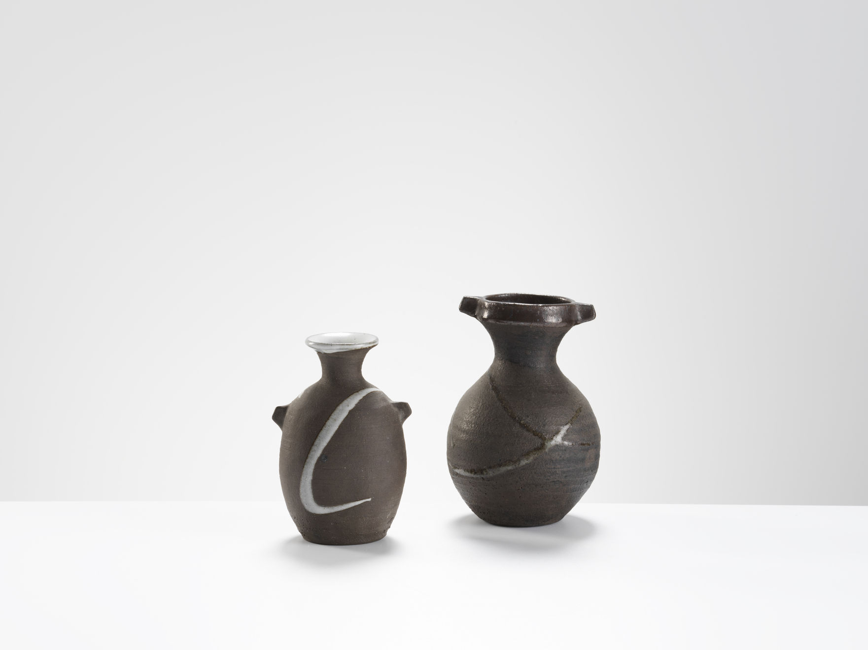 Janet Leach, Vases with glaze decoration