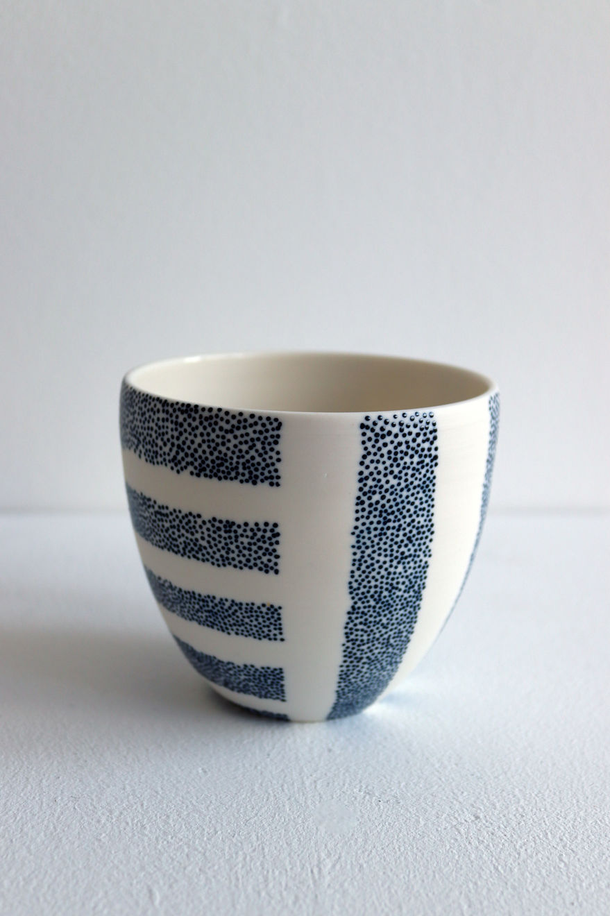 Josefina Isaza, Small Dotted & Lined Bowl, 2024