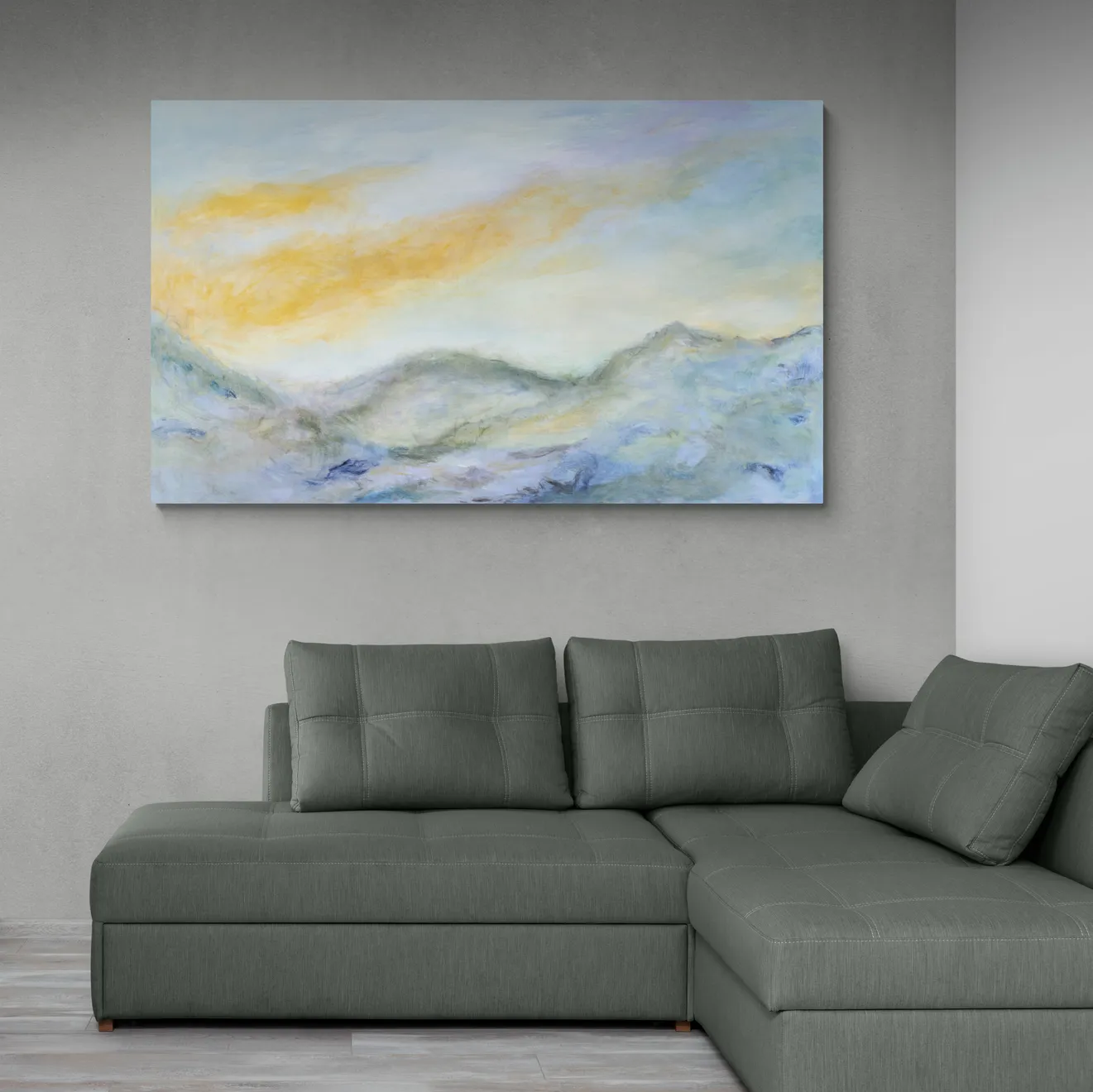 Patricia Qualls, Listening to the Mountains, 2020