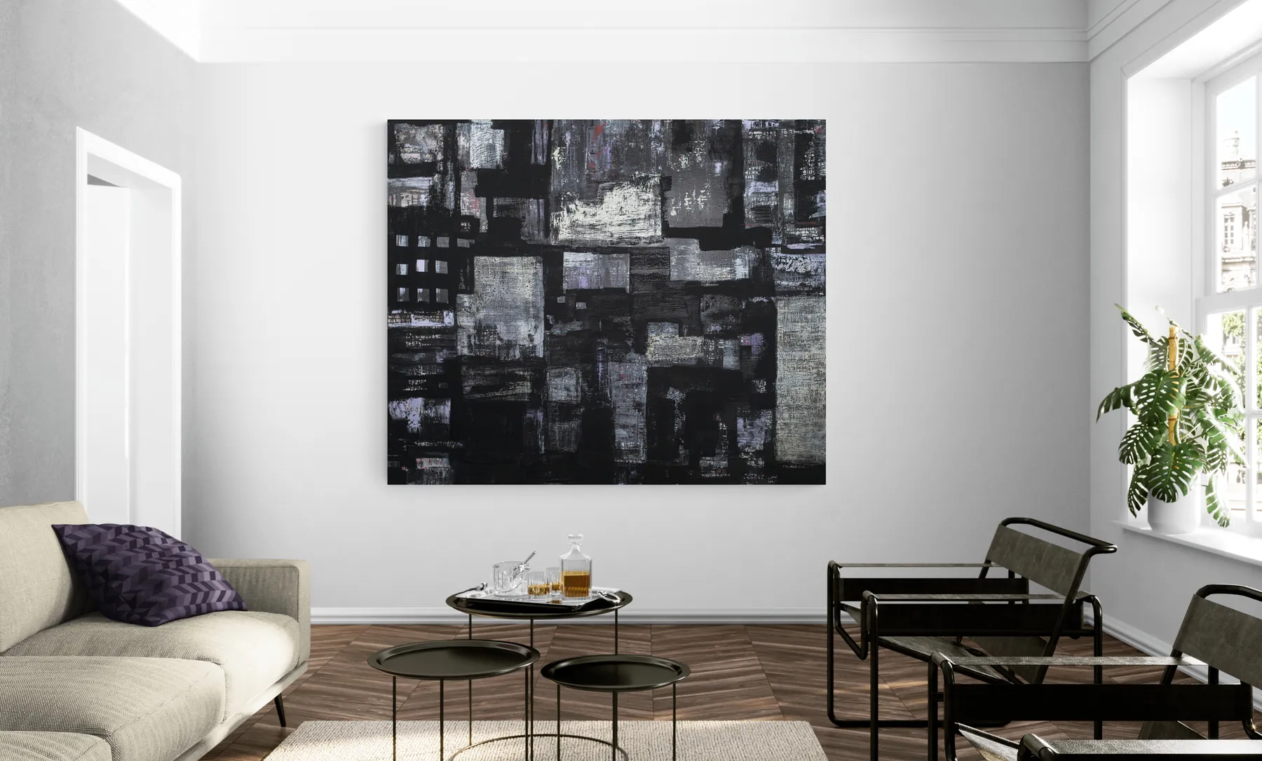 Patricia Qualls, City Layers, 2021