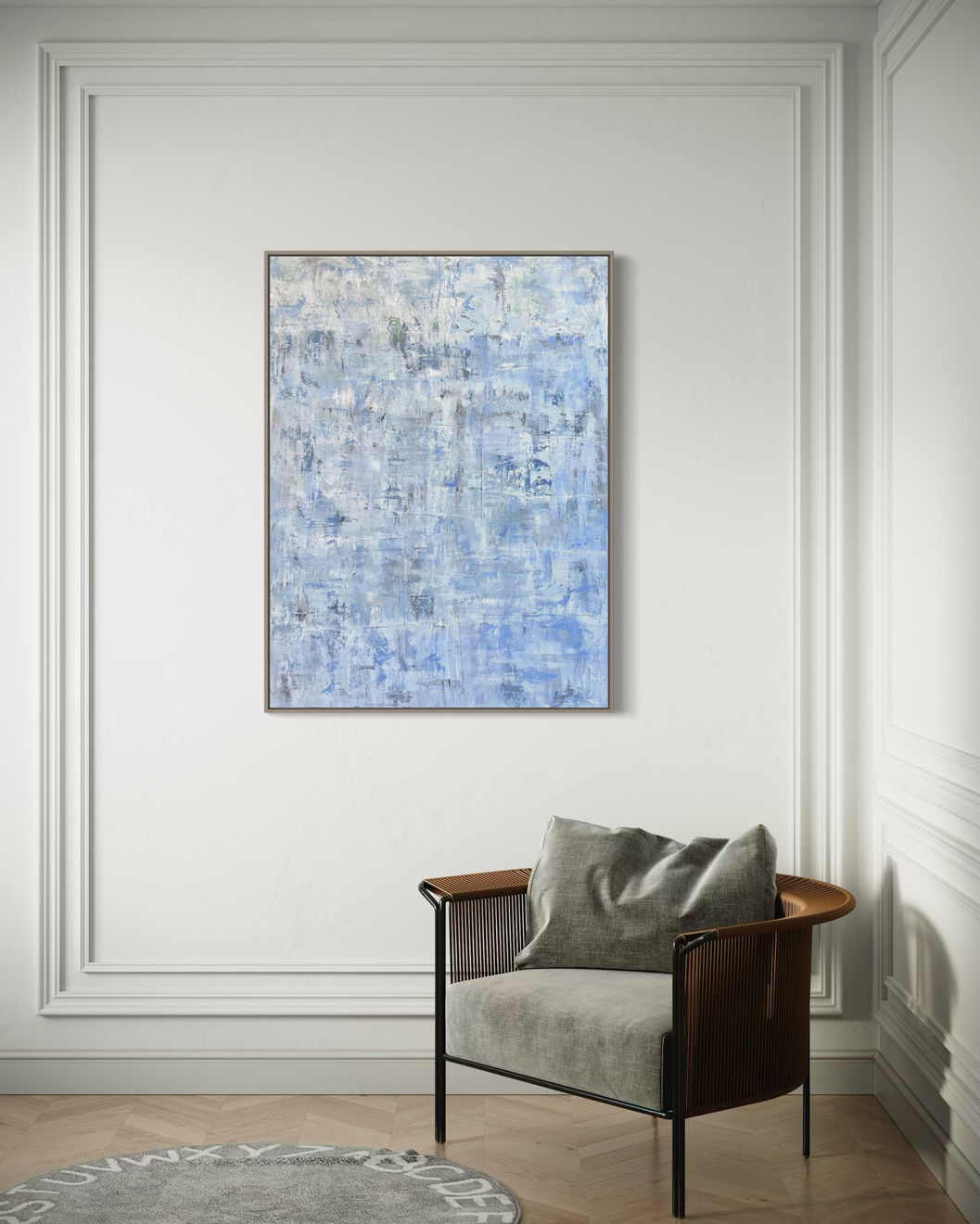 Patricia Qualls, Layers of Life with Stainless Pigment, 2023