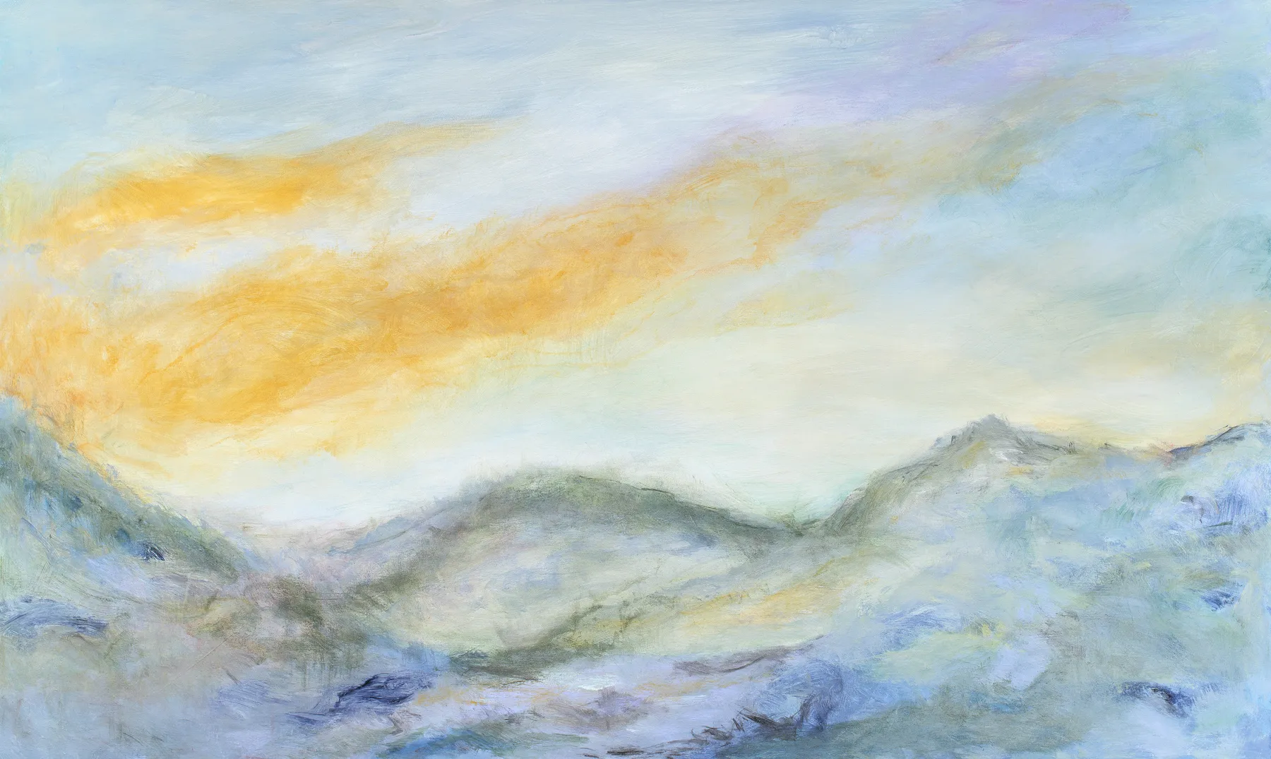 Patricia Qualls, Listening to the Mountains, 2020