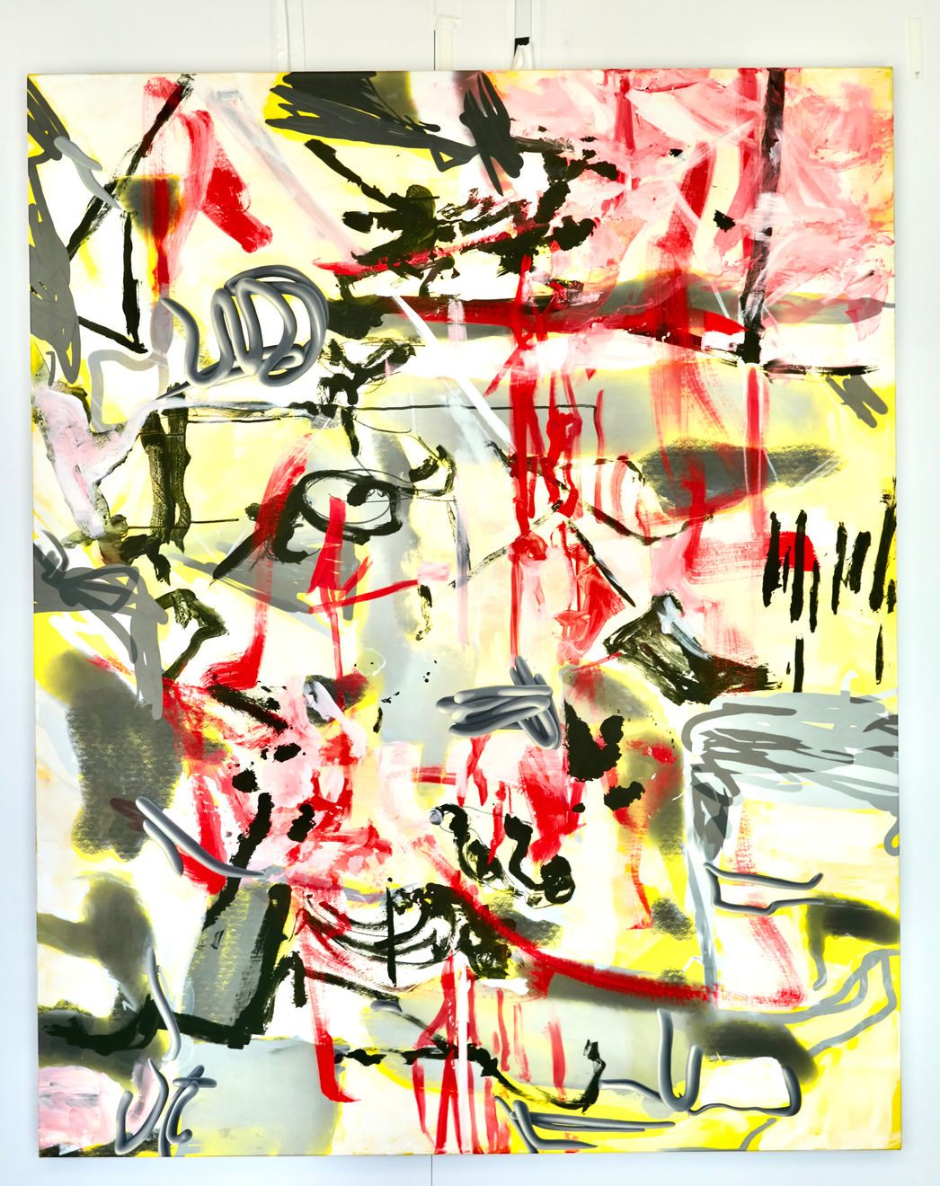 Paula Crown, Aspen Map (Yellow Abstraction), 2019-2020