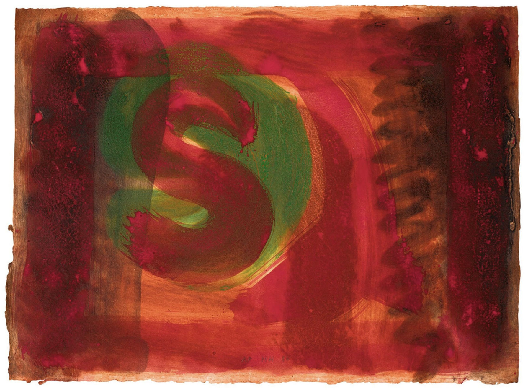 Howard Hodgkin, The Listening Ear (Red), 1986