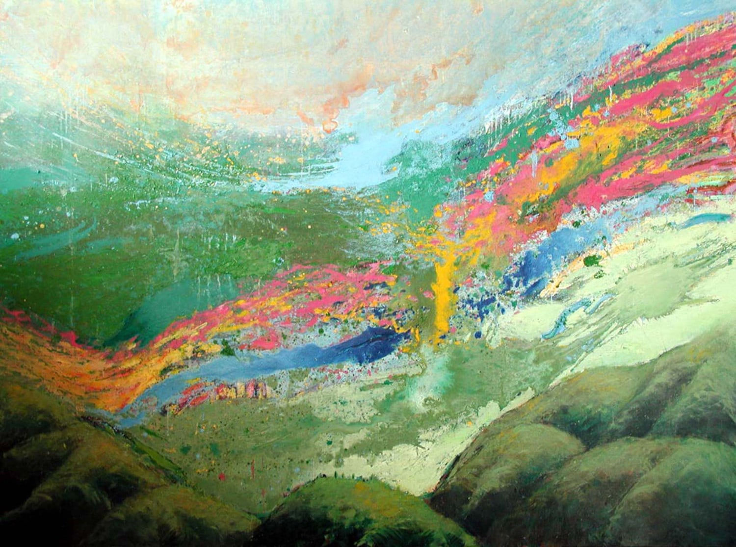 Adrian Hemming, The Tower and the Lake, 2007