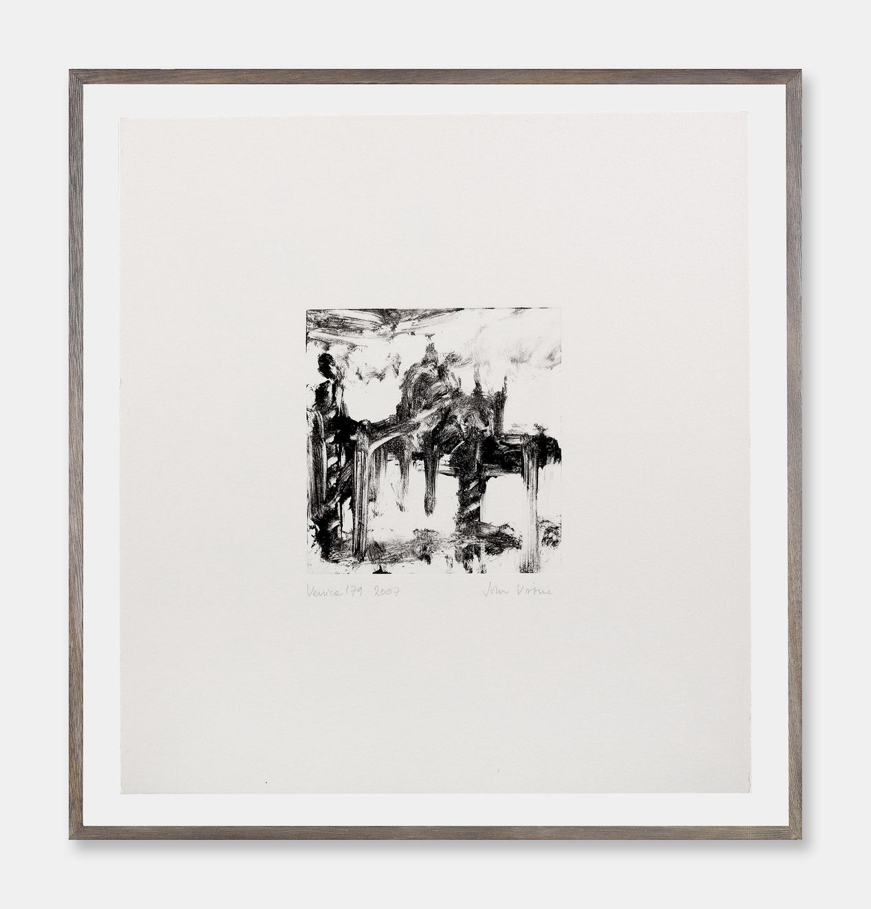 John Virtue (Monotypes), Venice No.179, 2007