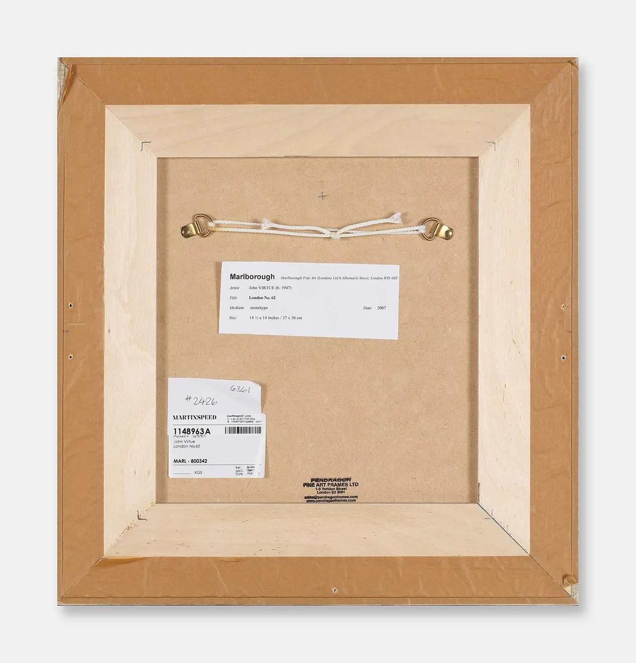 John Virtue (Monotypes), London No.62, 2007