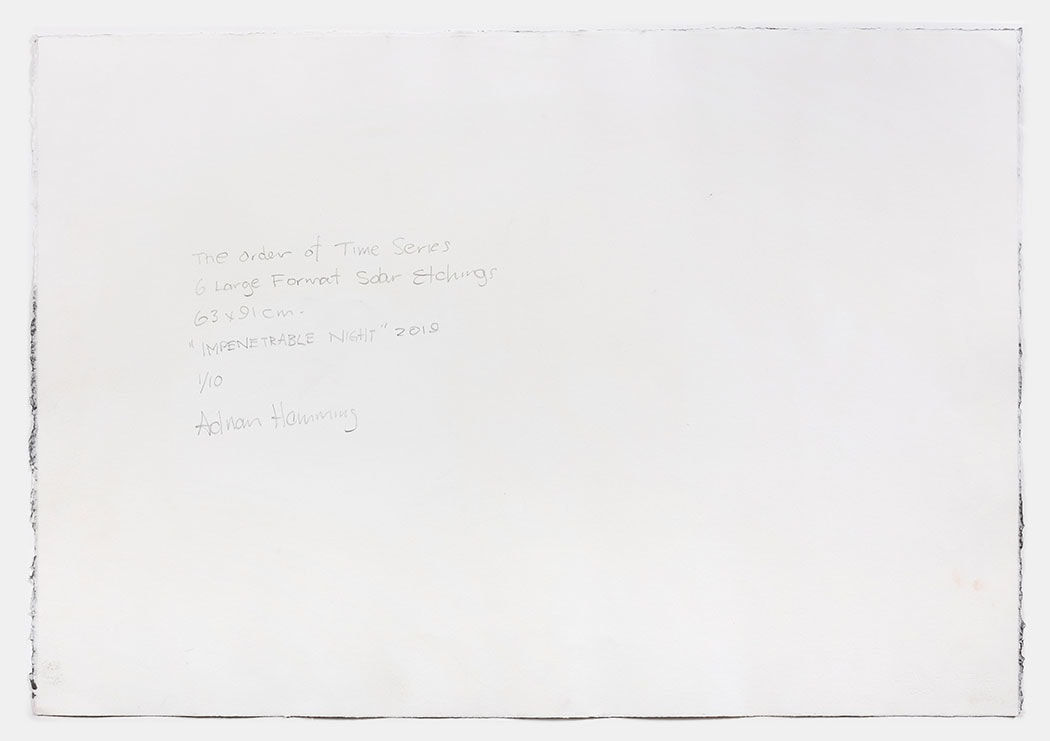 Adrian Hemming, Impenetrable Night, 2019