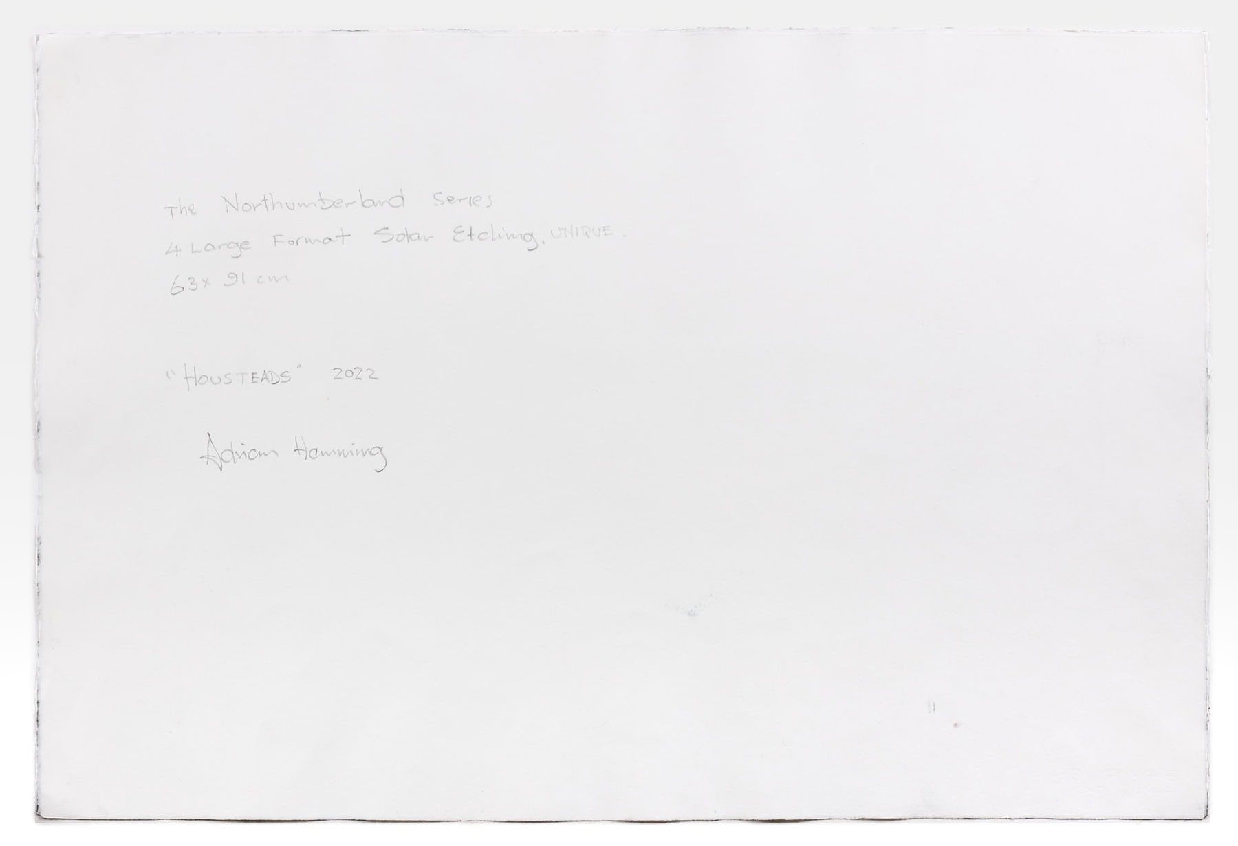 Adrian Hemming, Housteads, 2022