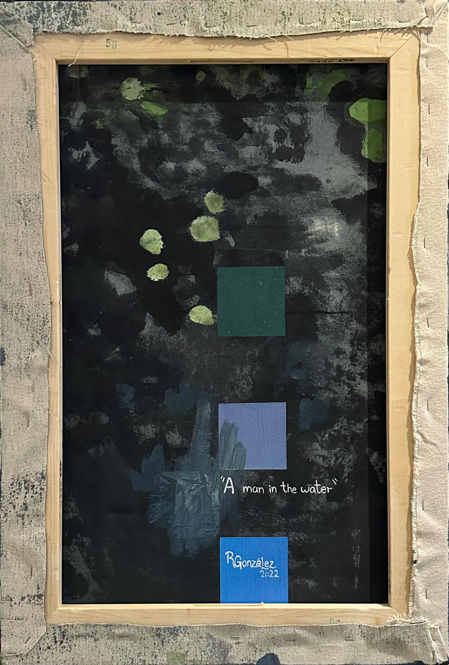 René Gonzalez, A Man in the Water, 2022