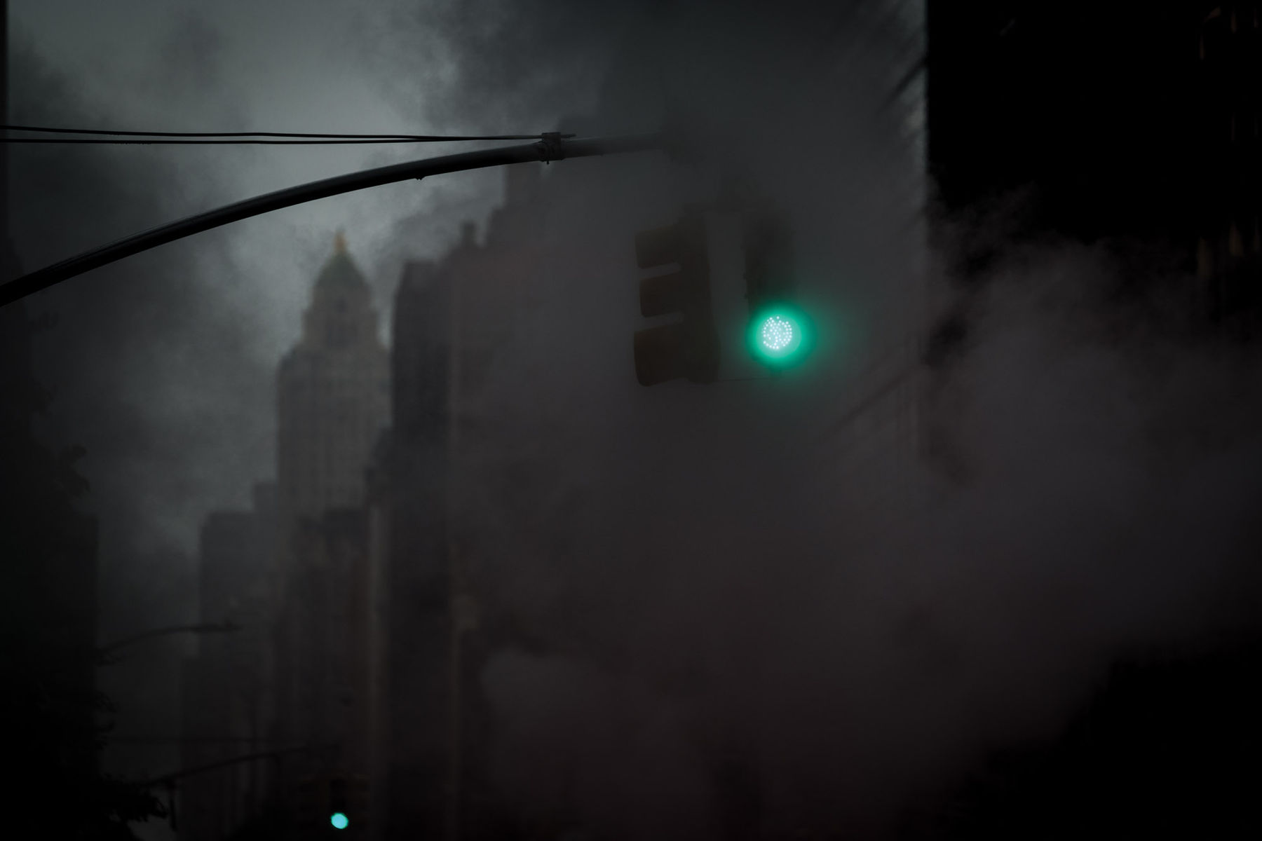 PHIL PENMAN, Steam on Madison Avenue, New York, 2018