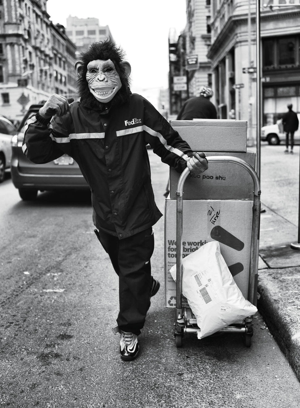 PHIL PENMAN, Fedex Man, New York, 2014
