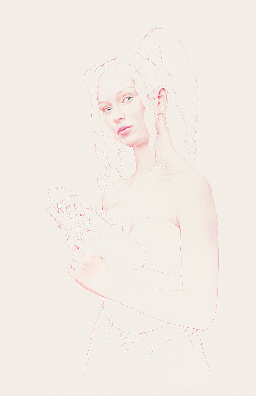 Salustiano, ON THE ROAD (ZAHARA CON PISTOLA DE AGUA I), 2020