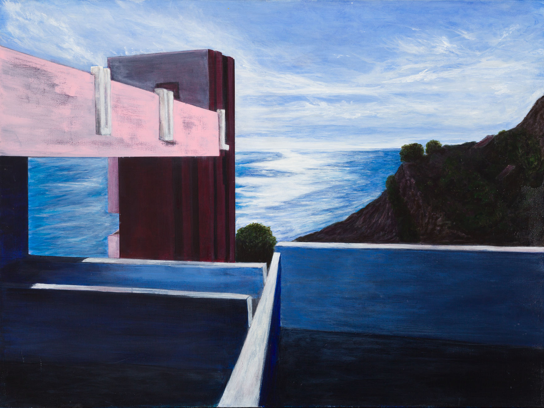 Timothy Spall, Concrete Confection Against the Med, 2021