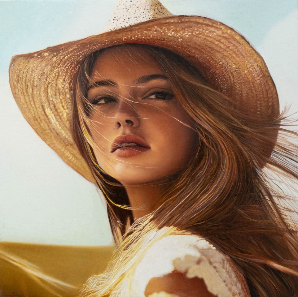 Yigal Ozeri, American Girl, 2025