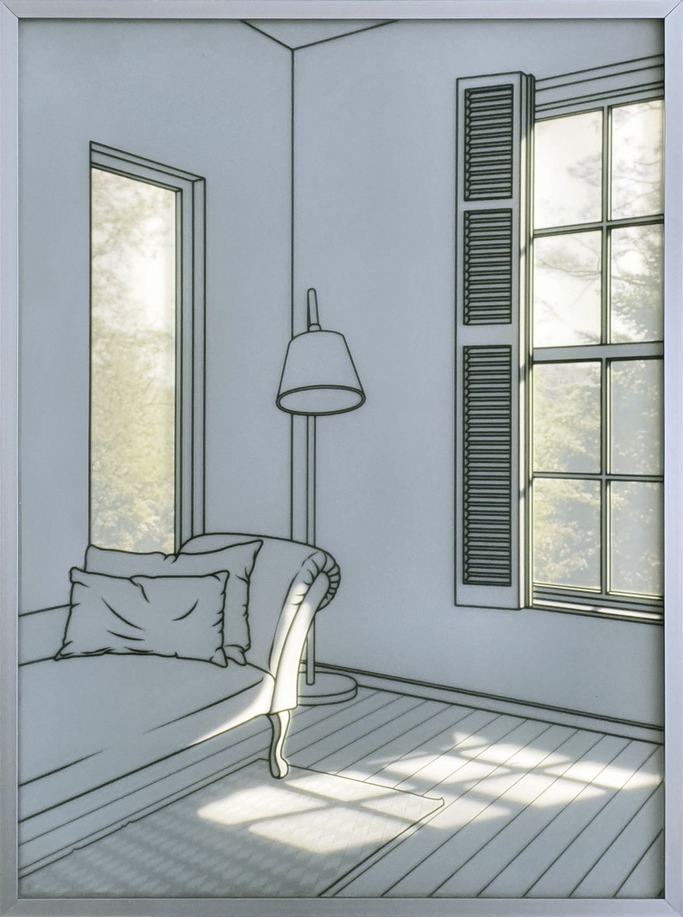 Hwang Seontae, The Space with Sunshine, 2021