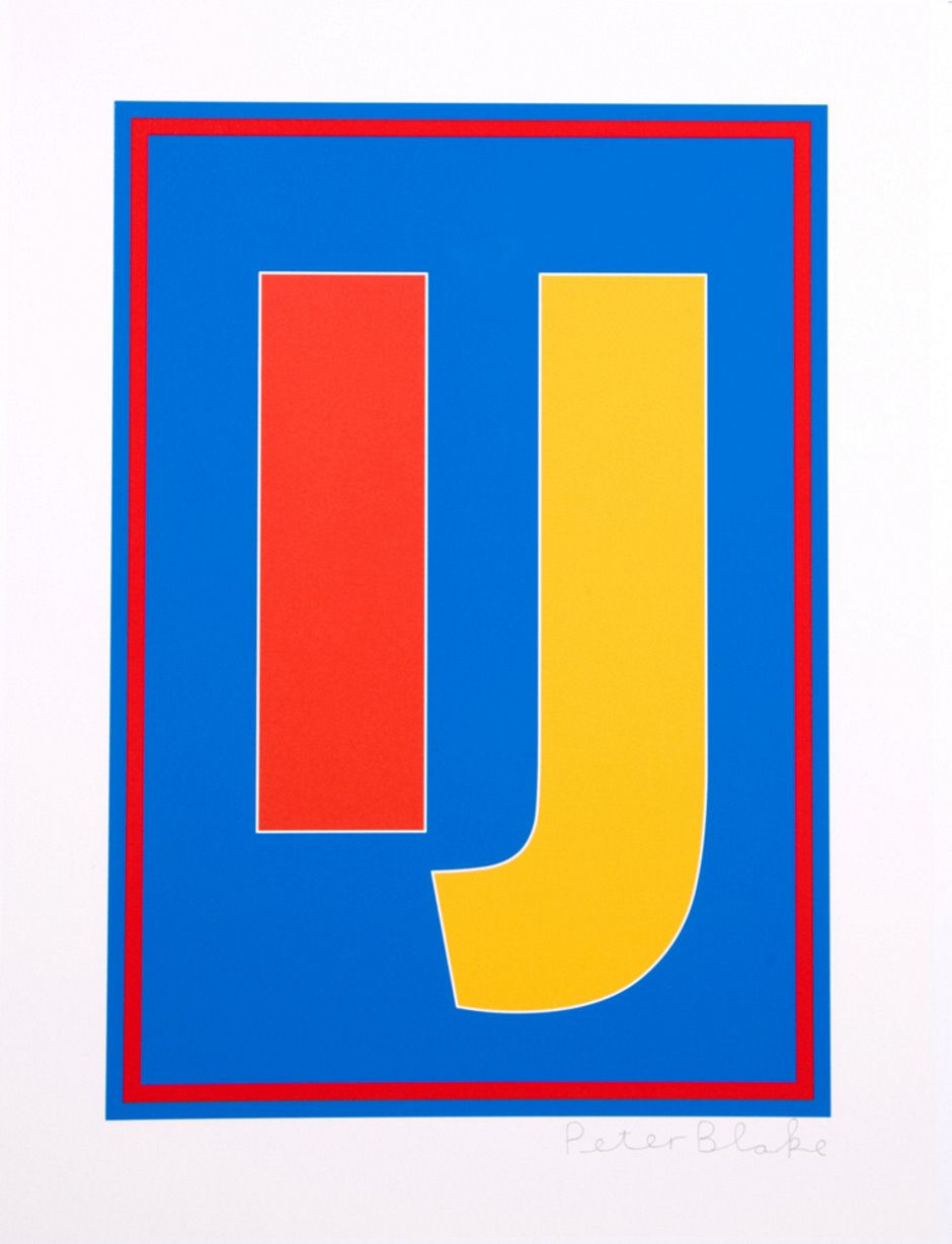 Peter Blake, Dazzle Alphabet - I & J