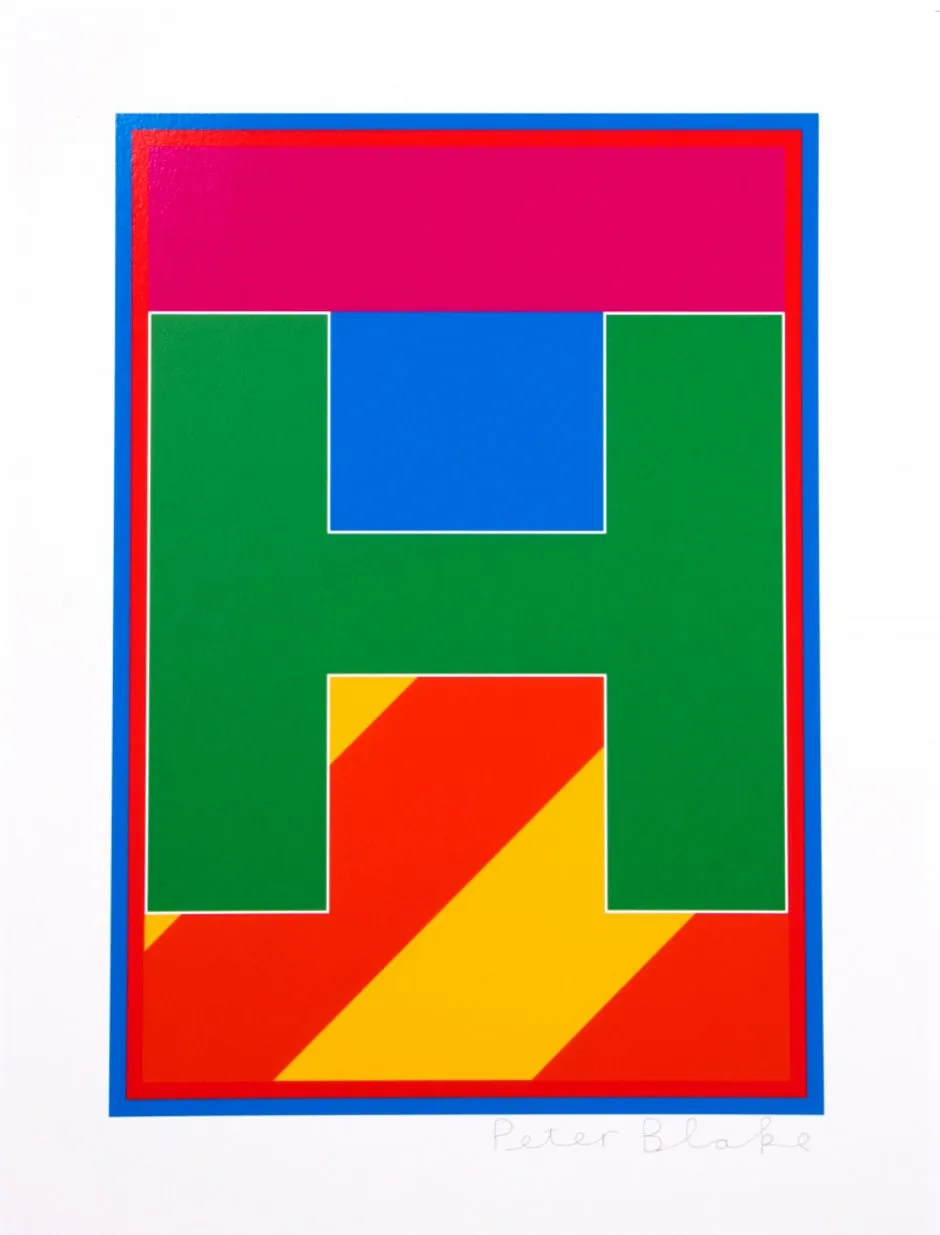 Peter Blake, Dazzle Alphabet - H