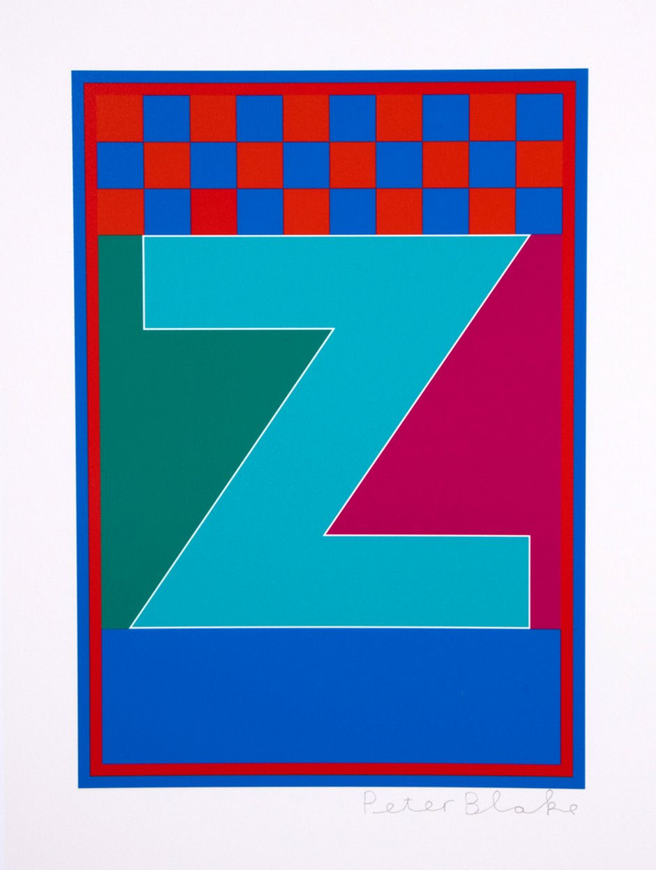 Peter Blake, Dazzle Alphabet - Z