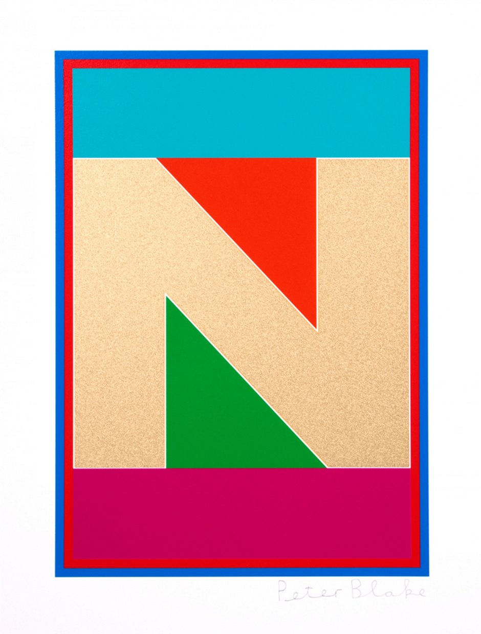 Peter Blake, Dazzle Alphabet - N