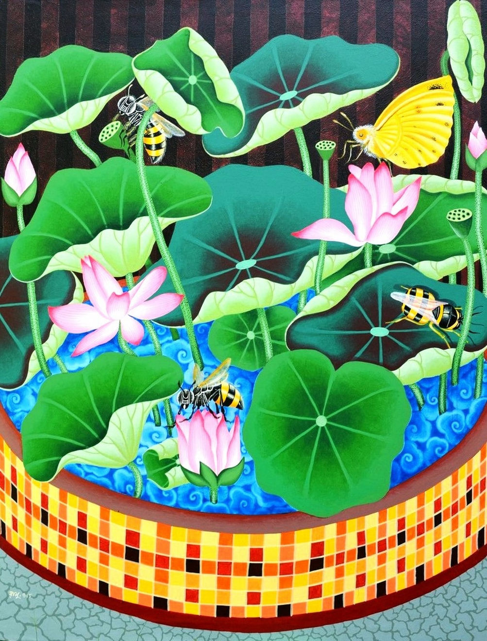 Ramu Das, Lotus Pond, 2015