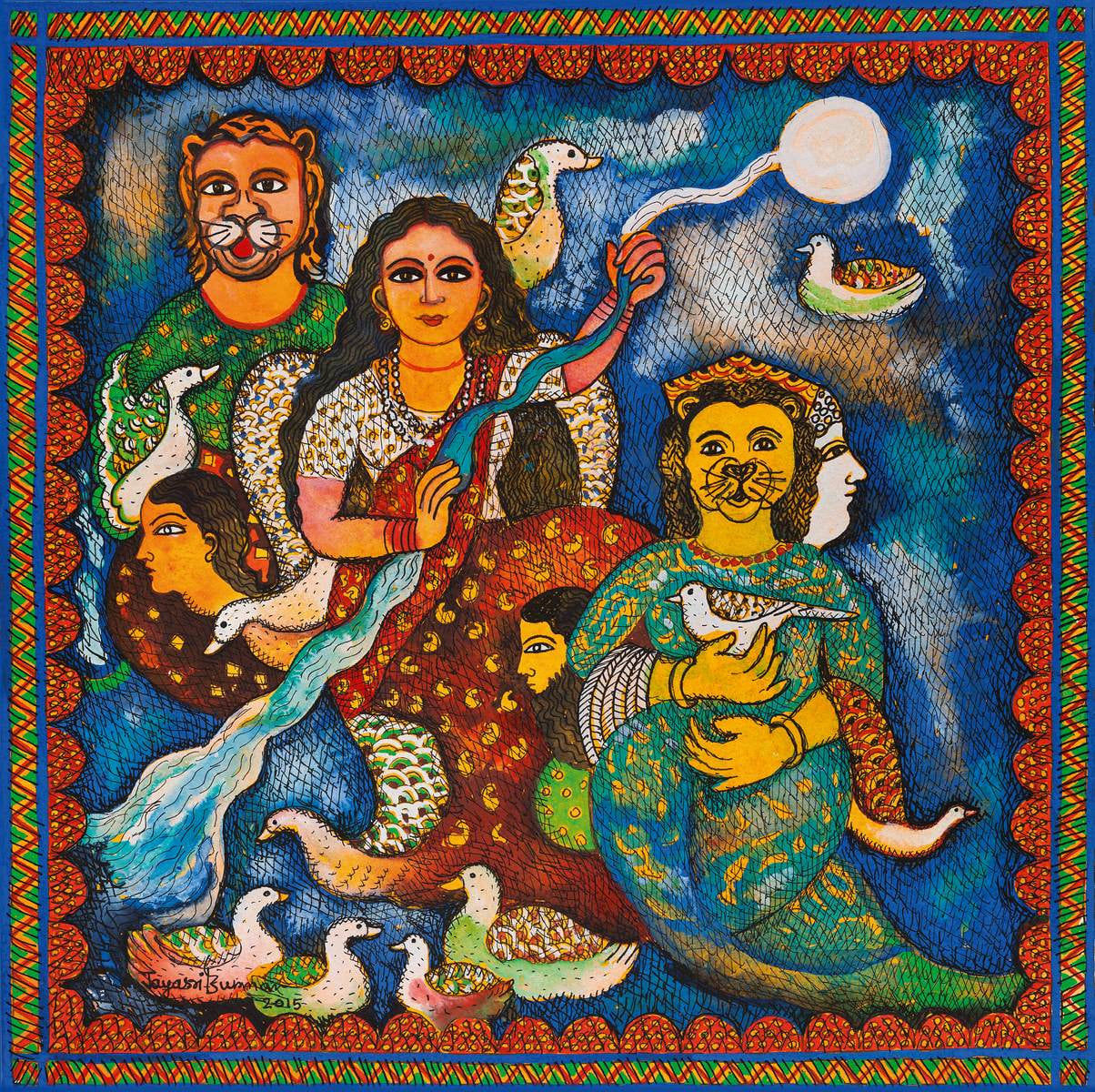 Jayasri Burman, Moonlight Fantasy, 2015