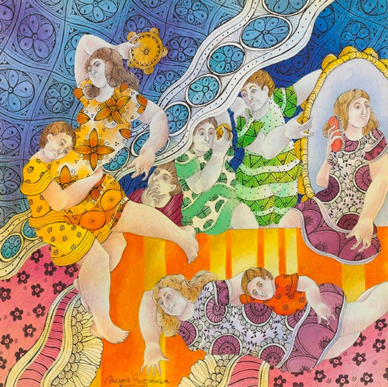 Maya Burman, Evening Sonata 1