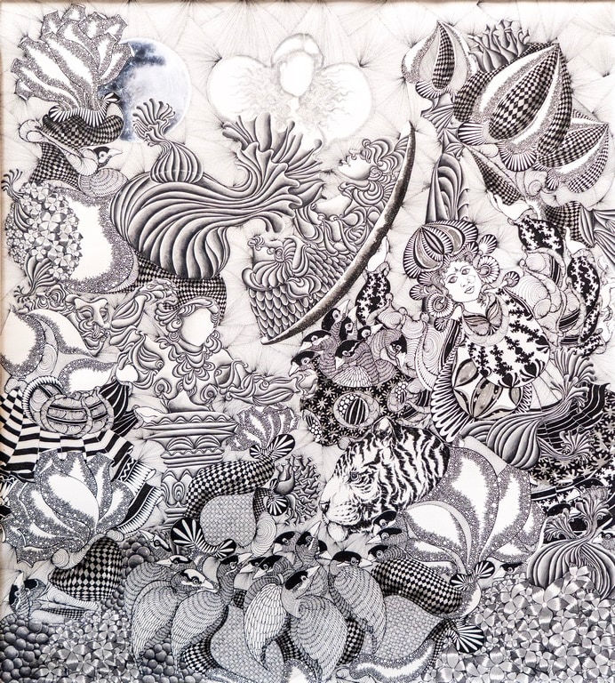 Nandan Purkayastha, Celestial Weave I, 2025