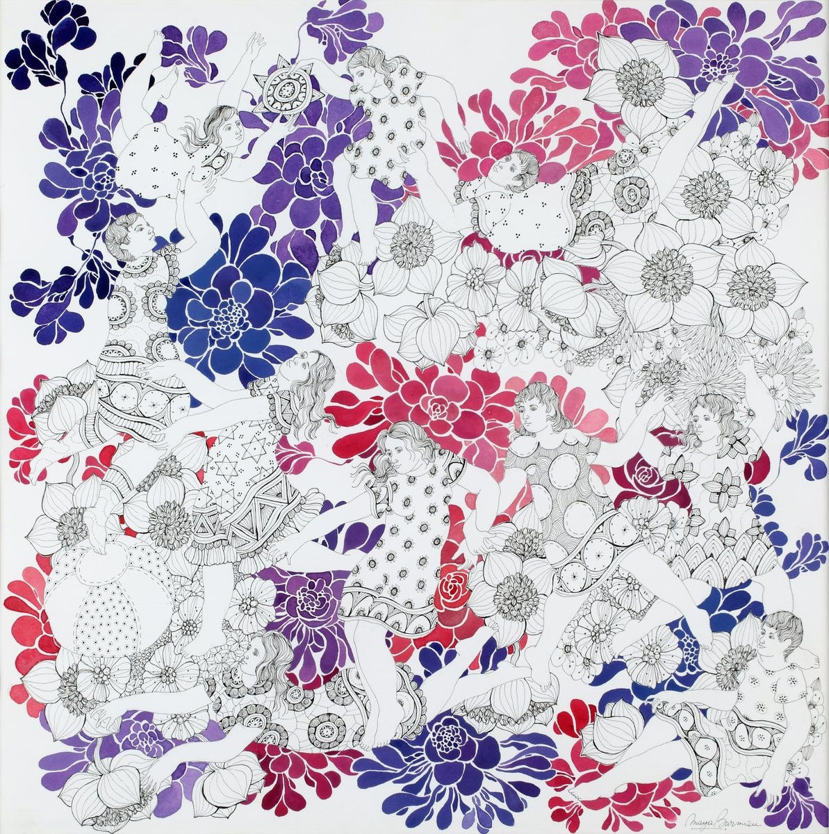 Maya Burman, Untitled, 2014